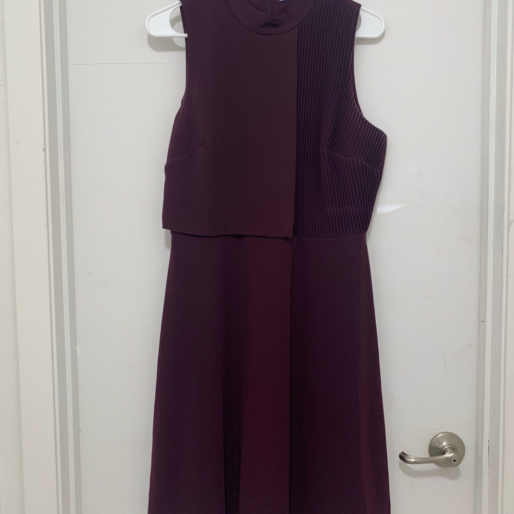 Antonio Melanie Plum Sheath Dress